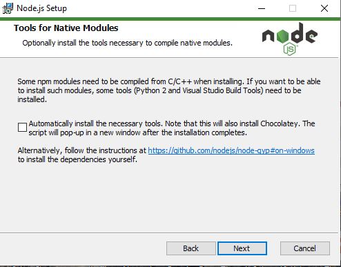Downloading and Installation of NodeJS for Window machine 64 bit_8
