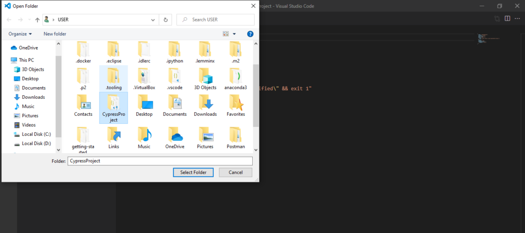 Folder in Visual Studio