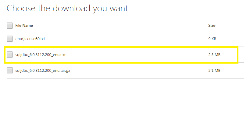 SqlServer Connection through JDBC in Selenium