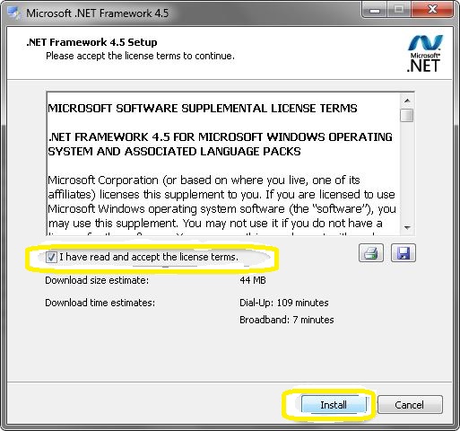 Installation of  Microsoft .net framework for Appium_4