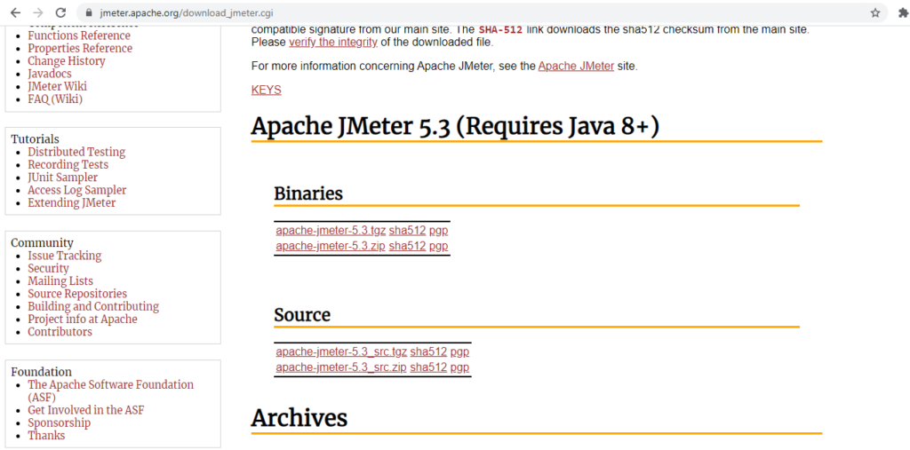 Download and Installation Apache JMeter 