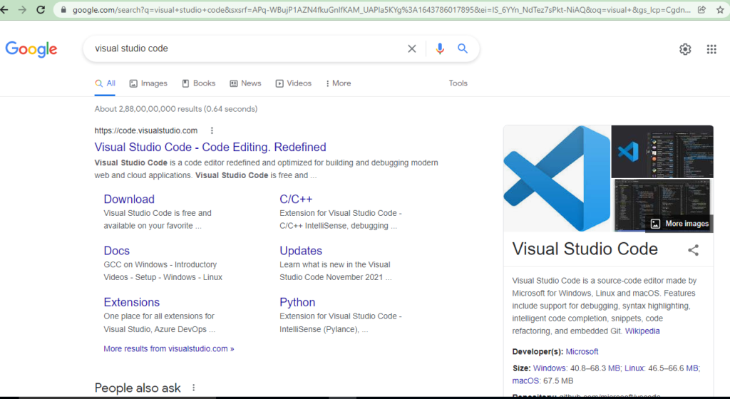 Install Visual Studio Code